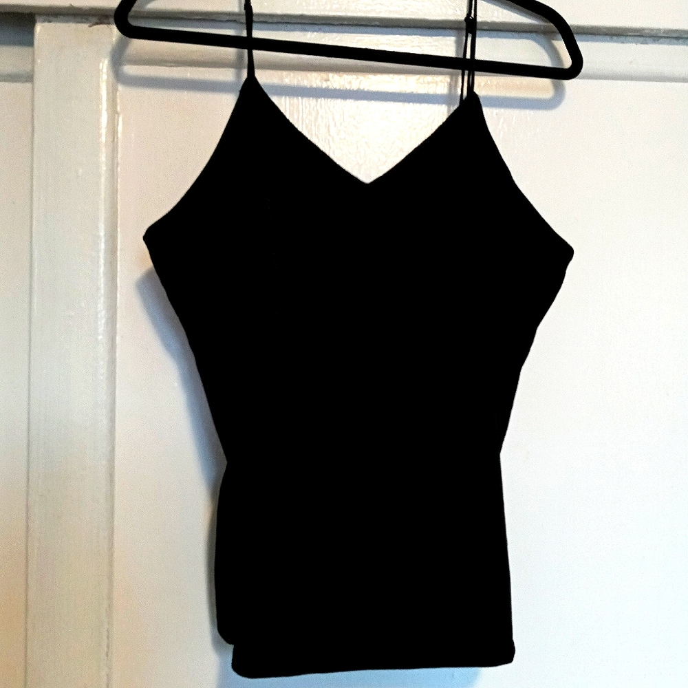 A New Day Velvet Black Tank